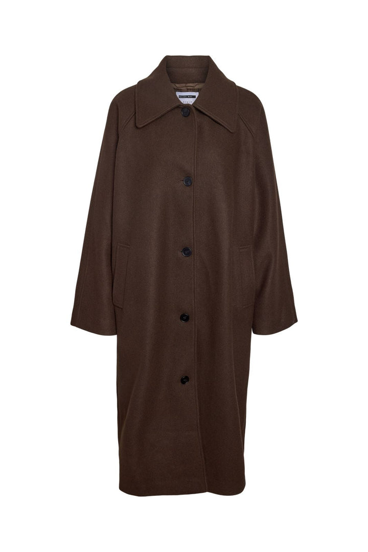 Noisy May - Nmalicia Carcoat - 5024118 Chocolate Brown Melange