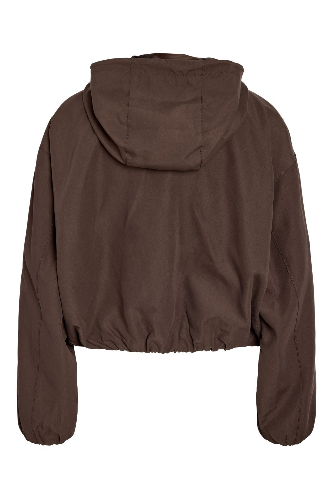 Noisy May - Nmelina L/S Hood Jacket - 5090047 Chocolate Brown