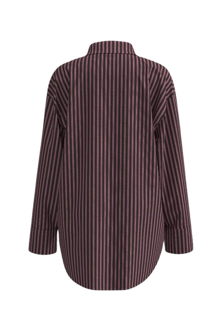 Noisy May - Nmfrida L/S Button Shirt Box - 5089193 Delicioso Begonia Pink