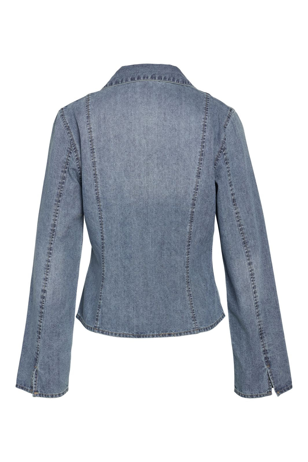 Noisy May - Nmmaisy L/S String Denim Shirt Bs031Lb - 4801537 Light Blue Denim