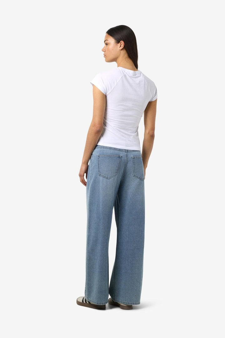 Noisy May - Nmmaisy Nw Belt Loose Jeans Bs031Lb - 4881296 Light Blue Denim
