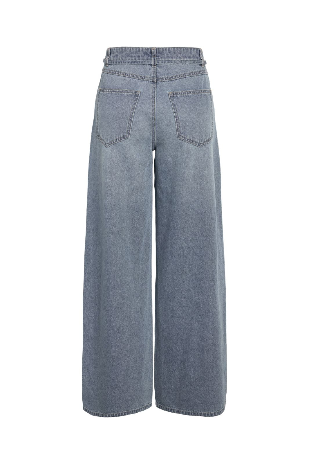 Noisy May - Nmmaisy Nw Belt Loose Jeans Bs031Lb - 4881296 Light Blue Denim