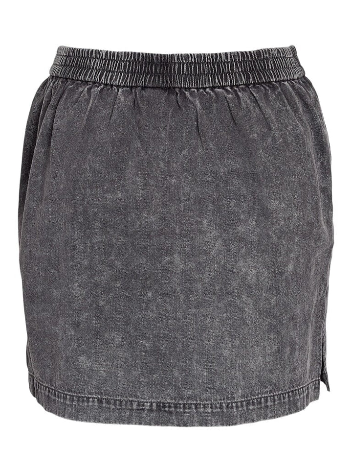 Noisy May - Nmoregon Denim Skirt Bs038Bl - 4944237 Black Denim Nederdele 