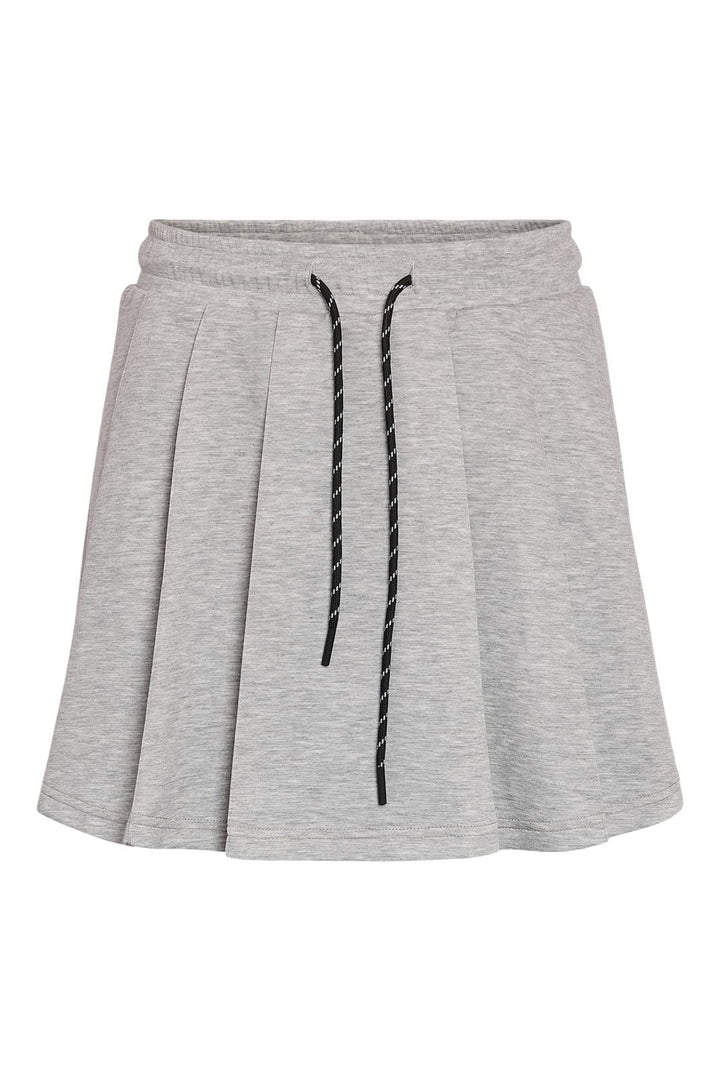 Noisy May - Nmsolas Sweat Pleat Skirt - 5019039 Light Grey Melange
