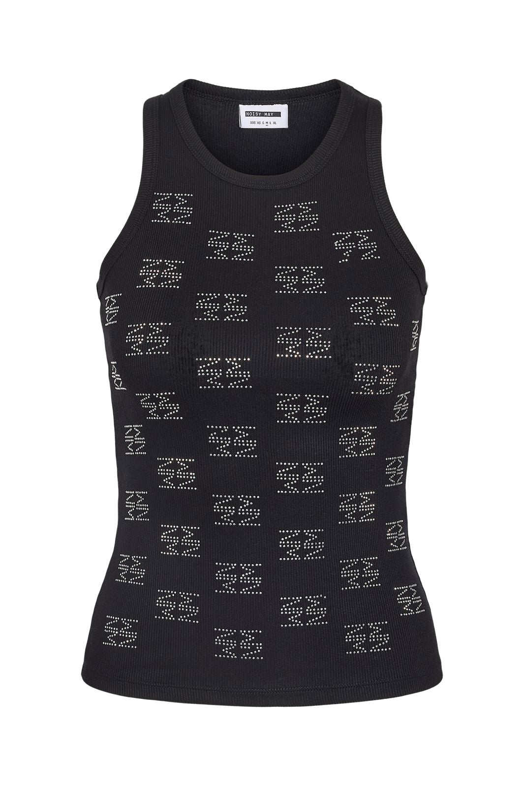 Noisy May - Nmtammie S/L Simili Tank Top - 4892751 Black Nm Simili