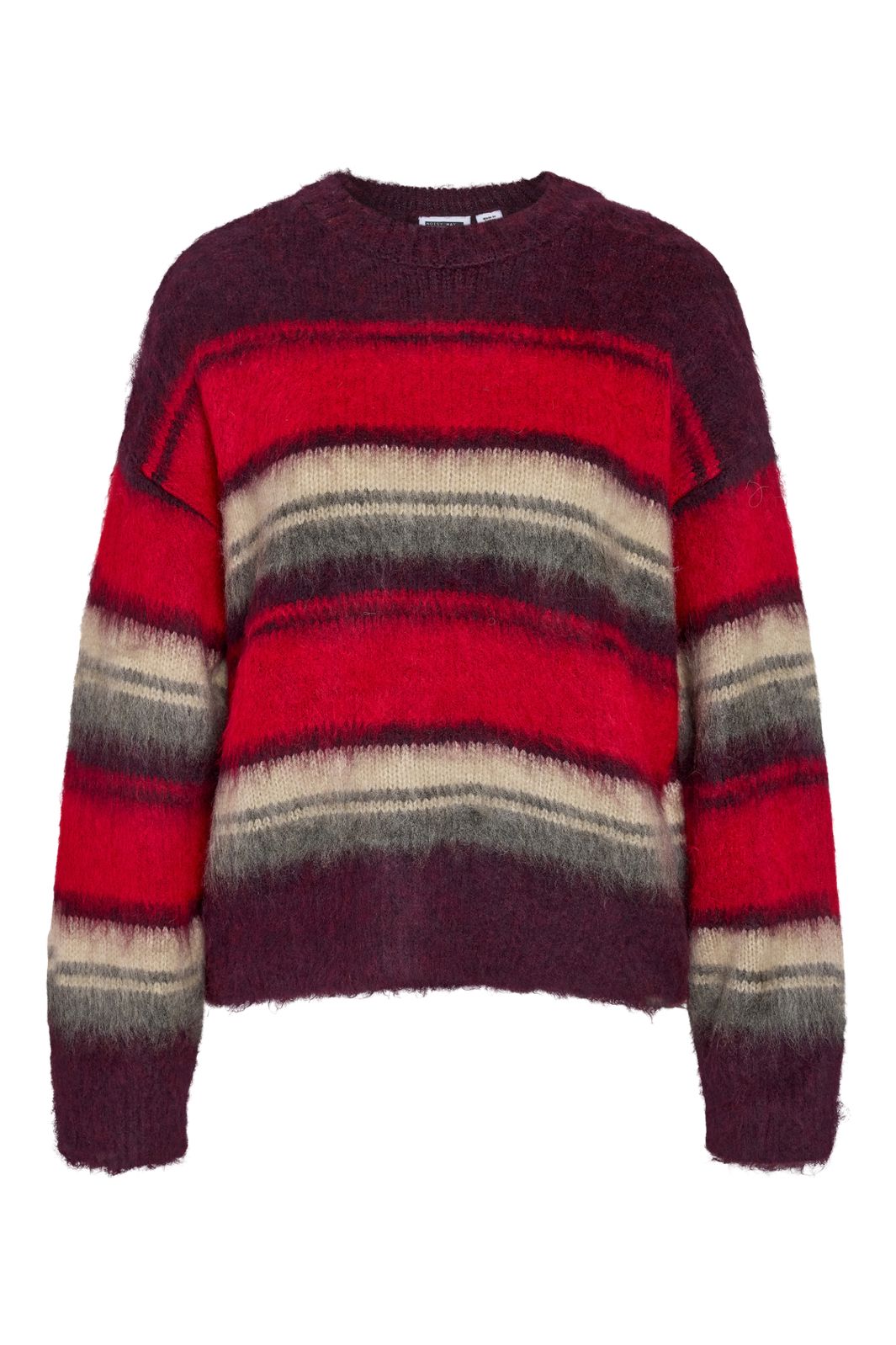 Noisy May - Nmtilda L/S O-Neck Brushed Knit - 5103765 Fig Multi