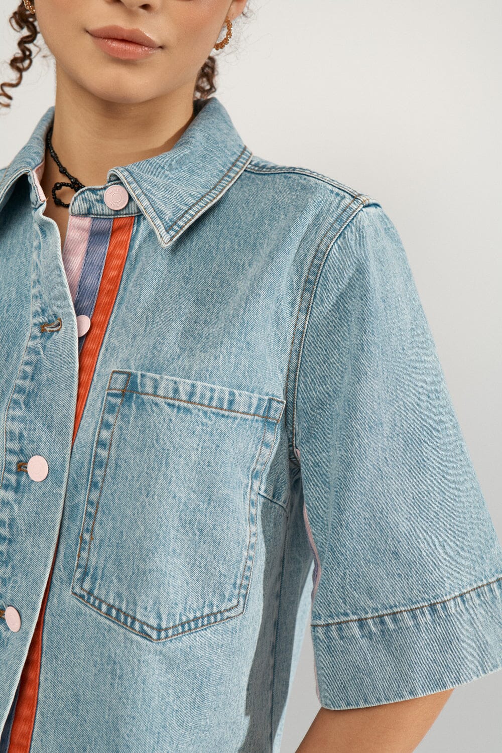 Nümph - Numalaga Shirt 706863 - Light Blue Denim Skjorter 