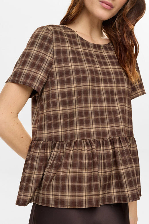 Nümph - Numarlie Blouse 707526 - Black Coffee Bluser 