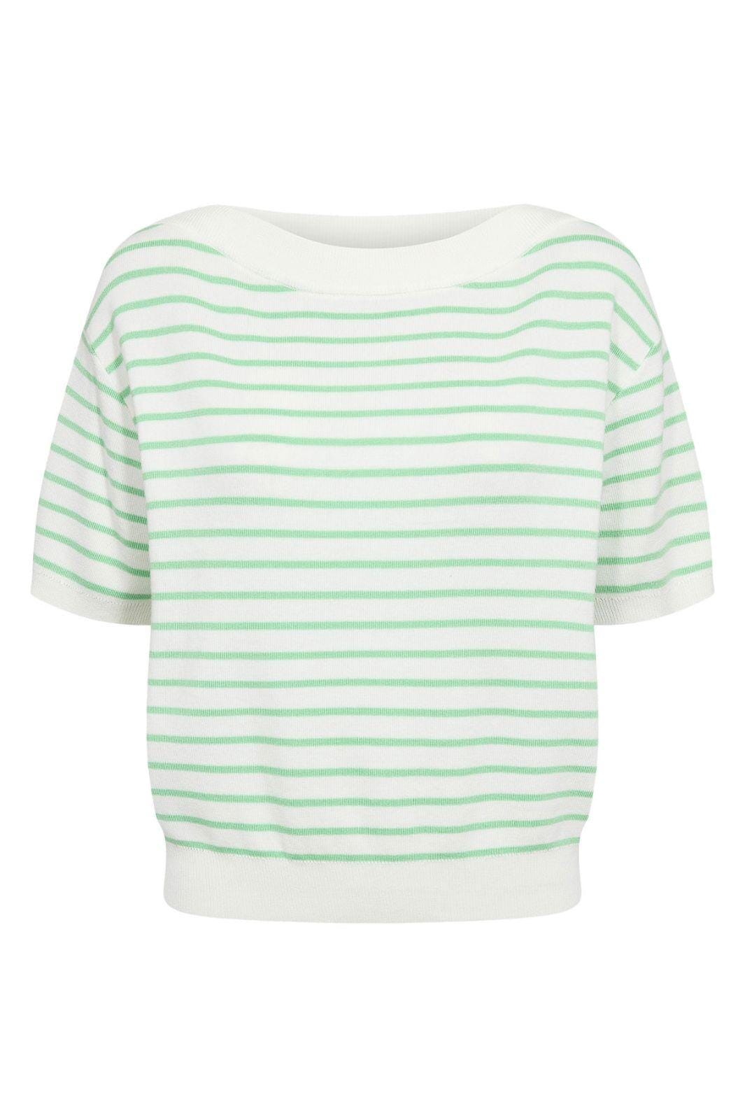 Nümph - Nusillio Pullover 706747 - Absinthe Green Strikbluser 