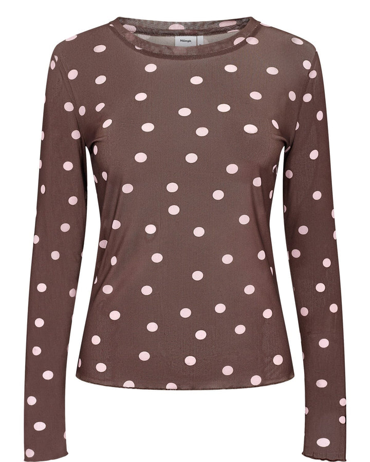 NüMph - Nusine Mesh Blouse 707155 - Sahara Sun Bluser 