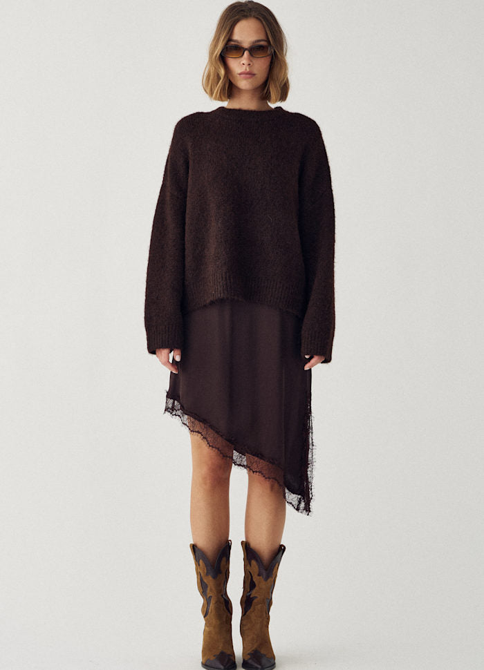 Noella - N-Mavi Knit 16100002 - 674 - Chocolate