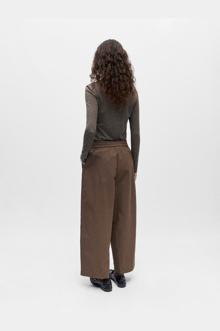 Object - Objberta Barrel Pant - 5094391 Seal Brown
