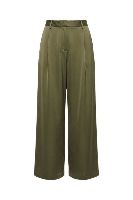 Object - Objchilli Wide Pant 148 - 5201679 Martini Olive