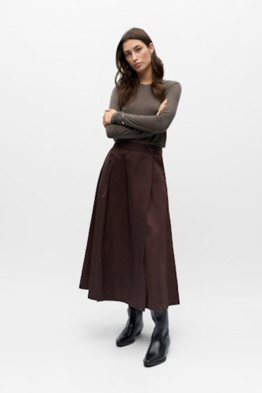 Object - Objdina Oz Skirt - 5081622 Seal Brown Nederdele 