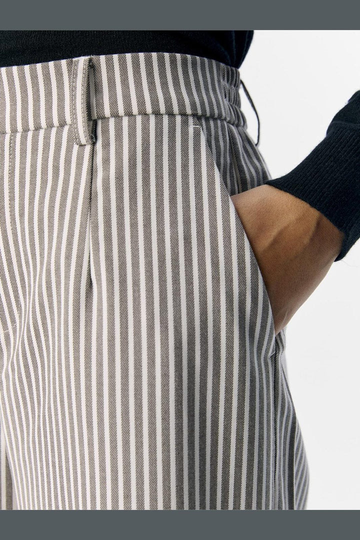 Object - Objlisa Wide Pant - 4729538 Cloud Dancer Morel