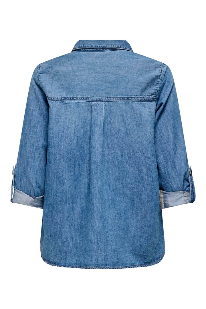 Only - Asmin Shirt L/S Akm - 4888010 Medium Blue Denim