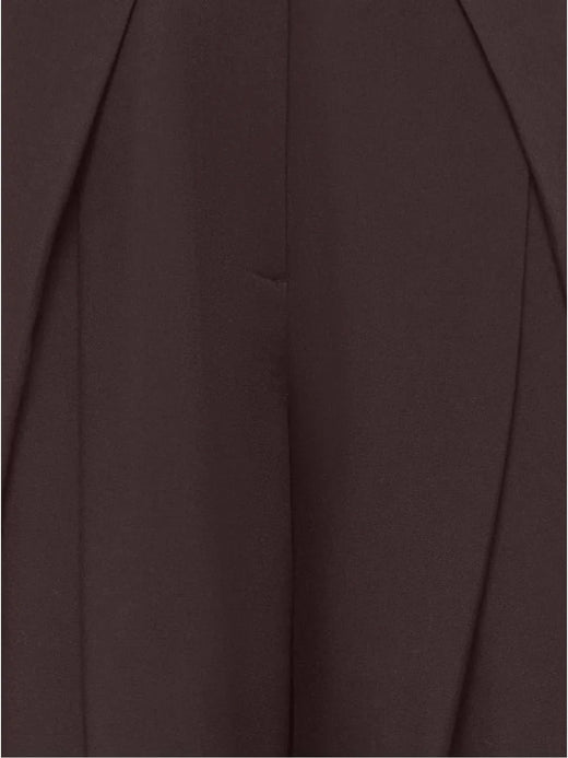 Only - Asmine Pleat Barrel Pant Tlr - 5200312 Coffee Bean Bukser 