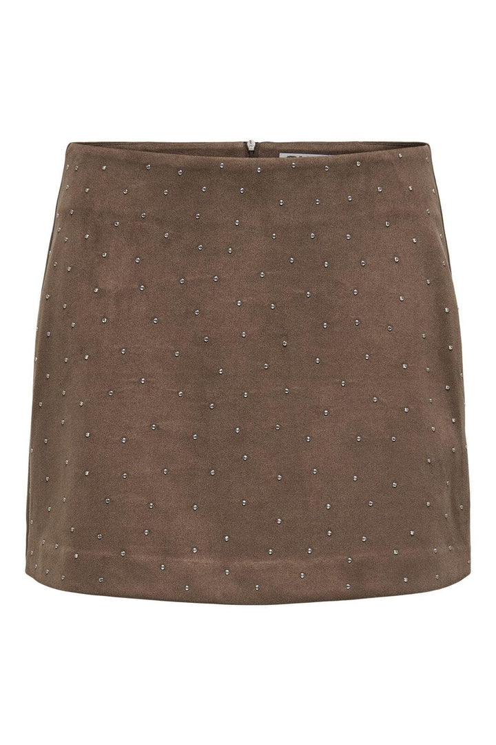 Only - Lva Life Short Stud Skirt - 4858557 Carafe