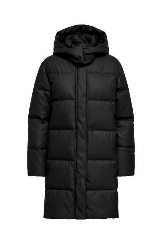 Only - Onlagnes Coated Long Puffer Coat - 4925204 Black