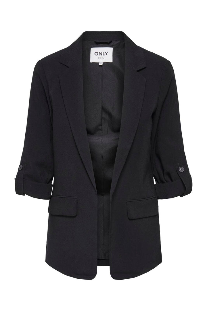 Only - Onlaris Life 3/4 Loose Blazer Cc - 4726183 Black