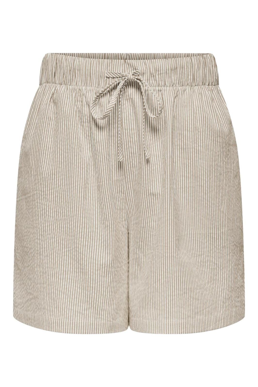 Only - Onlaugusta Shorts 15347659 - 4745376 - Feather Gray Cloud Dancer