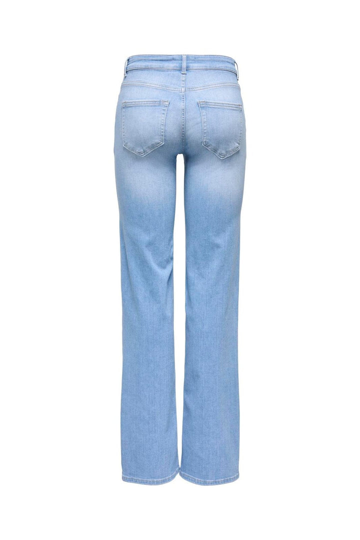 Only - Onlblush Mid Straight Rea828 - 4921487 Light Blue Denim