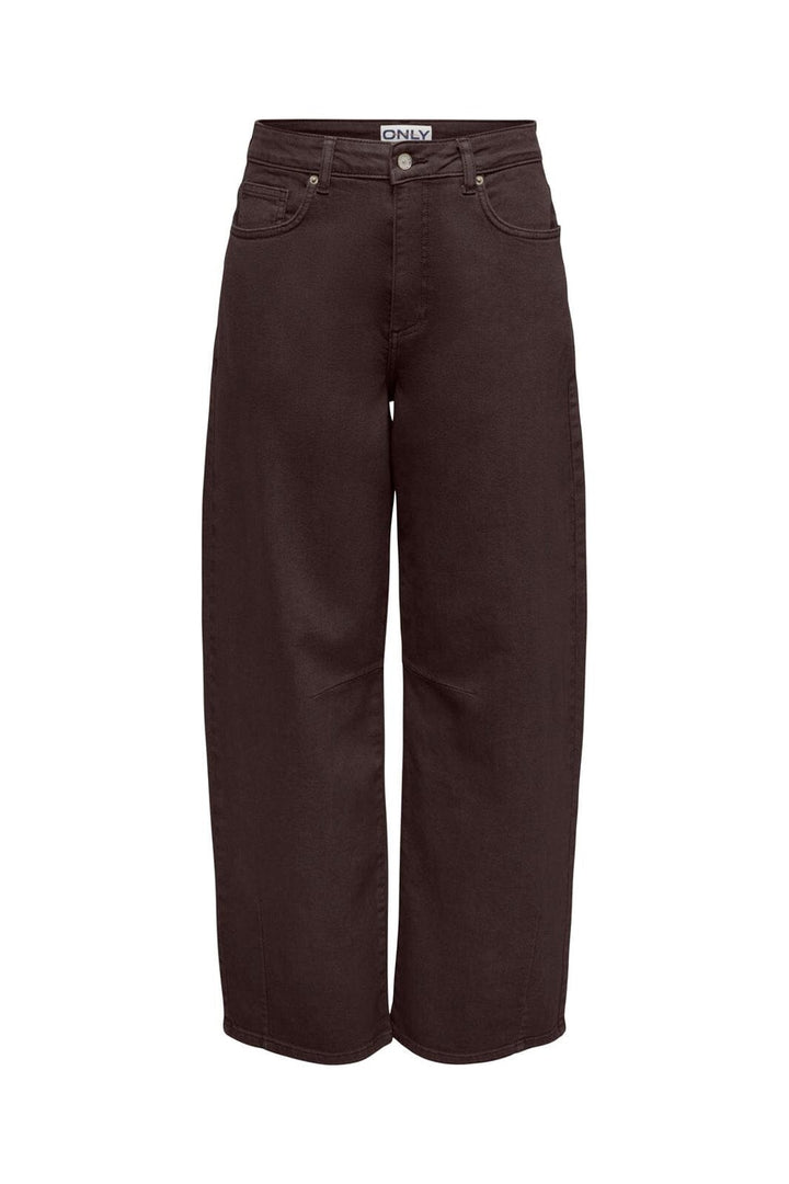 Only - Onlcalla Baggy Barrel Pant Cc - 5100935 Chocolate Torte
