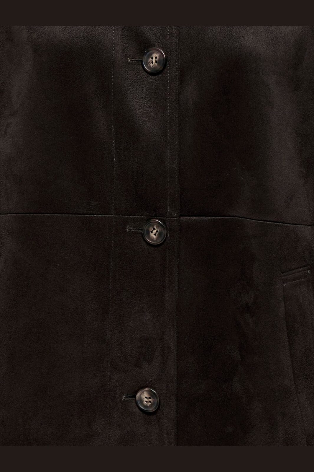 Only - Onlcarolina Long Faux Suede Coat - 5140394 Java