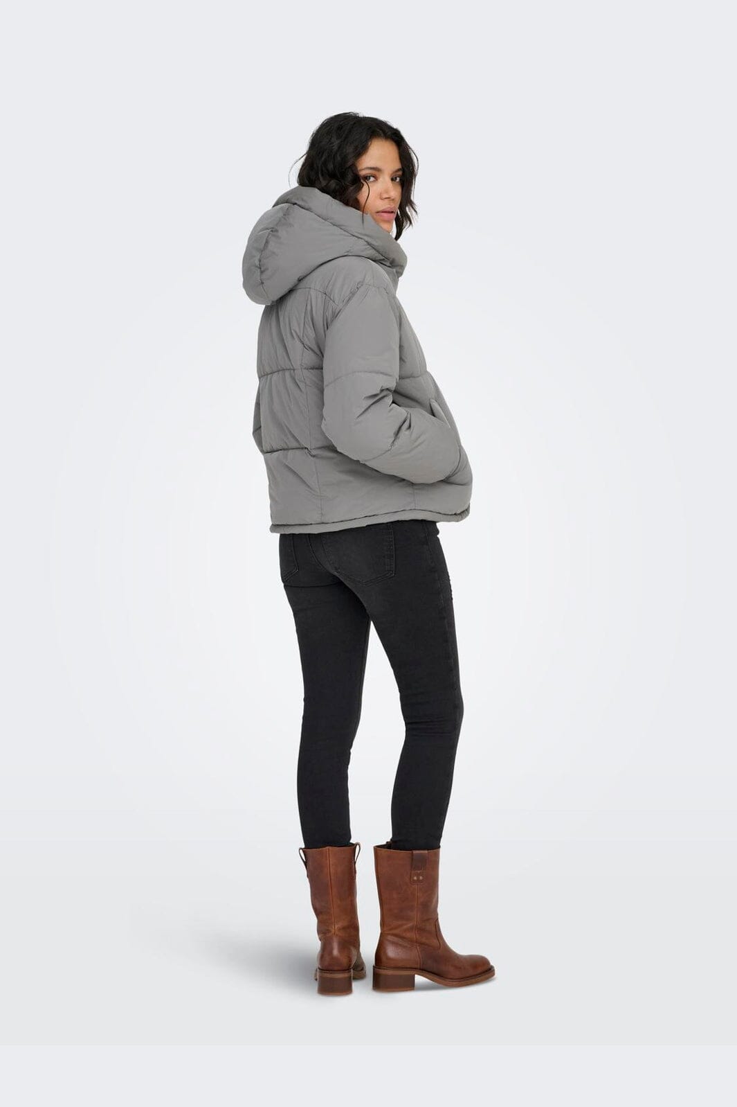 Only - Onlcornelia Puffer Jacket - 5088350 Pewter