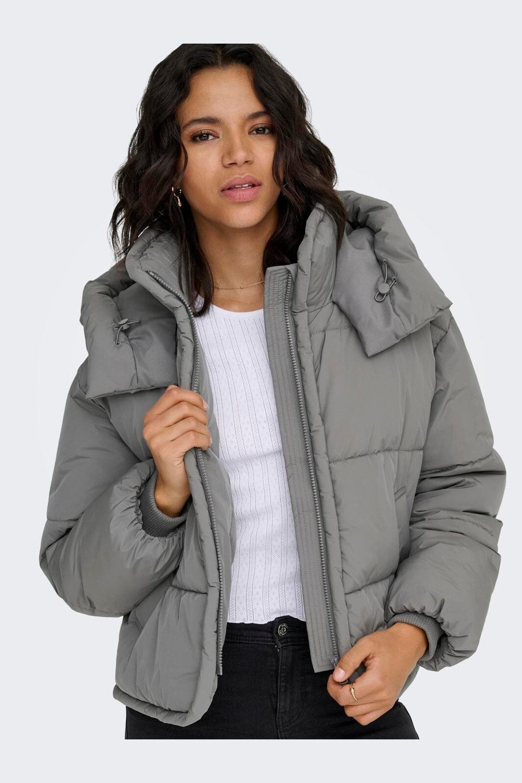 Only - Onlcornelia Puffer Jacket - 5088350 Pewter