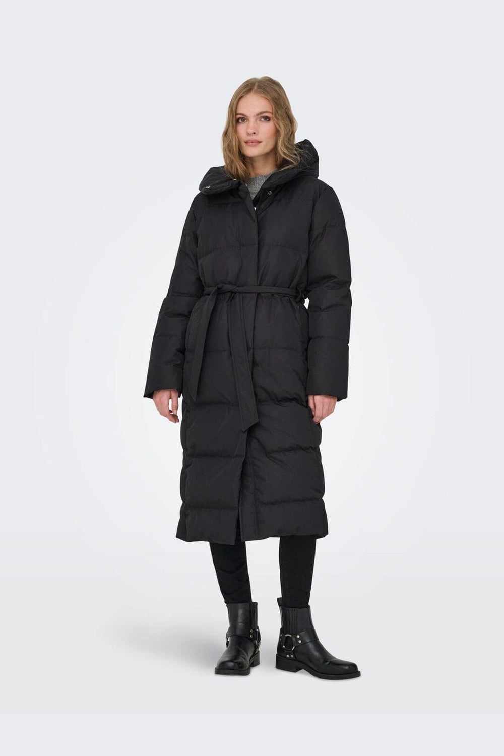 Only - Onldagmar Puffer Belt Down Coat - 4925200 Black