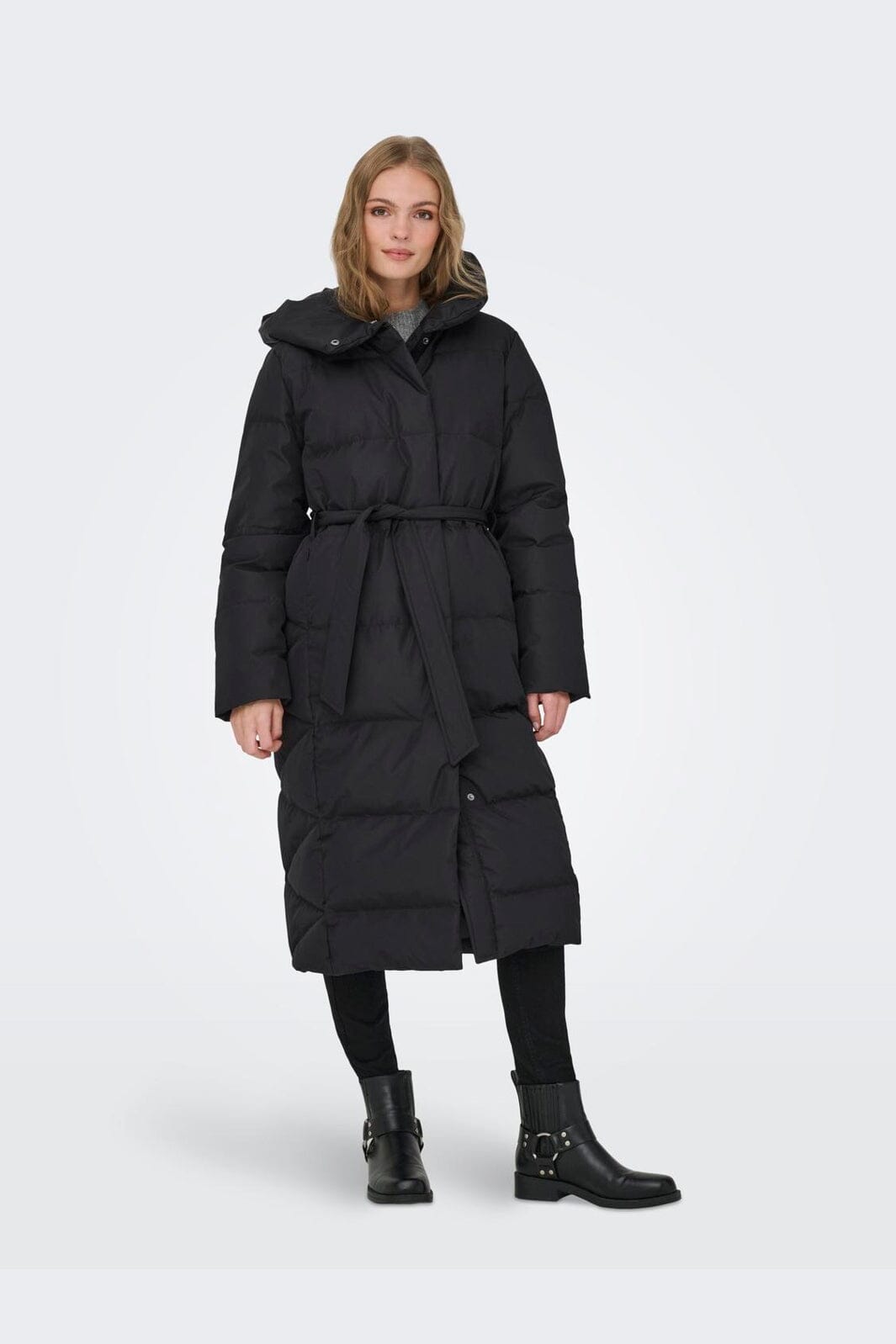 Only - Onldagmar Puffer Belt Down Coat - 4925200 Black