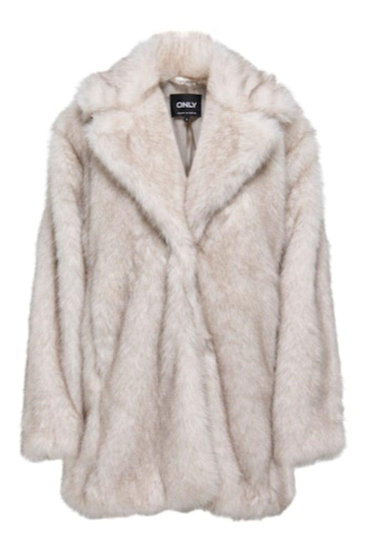 Only - Onldawn Life Faux Fur Coat Cc - 4765254 Pumice Stone Frakker 