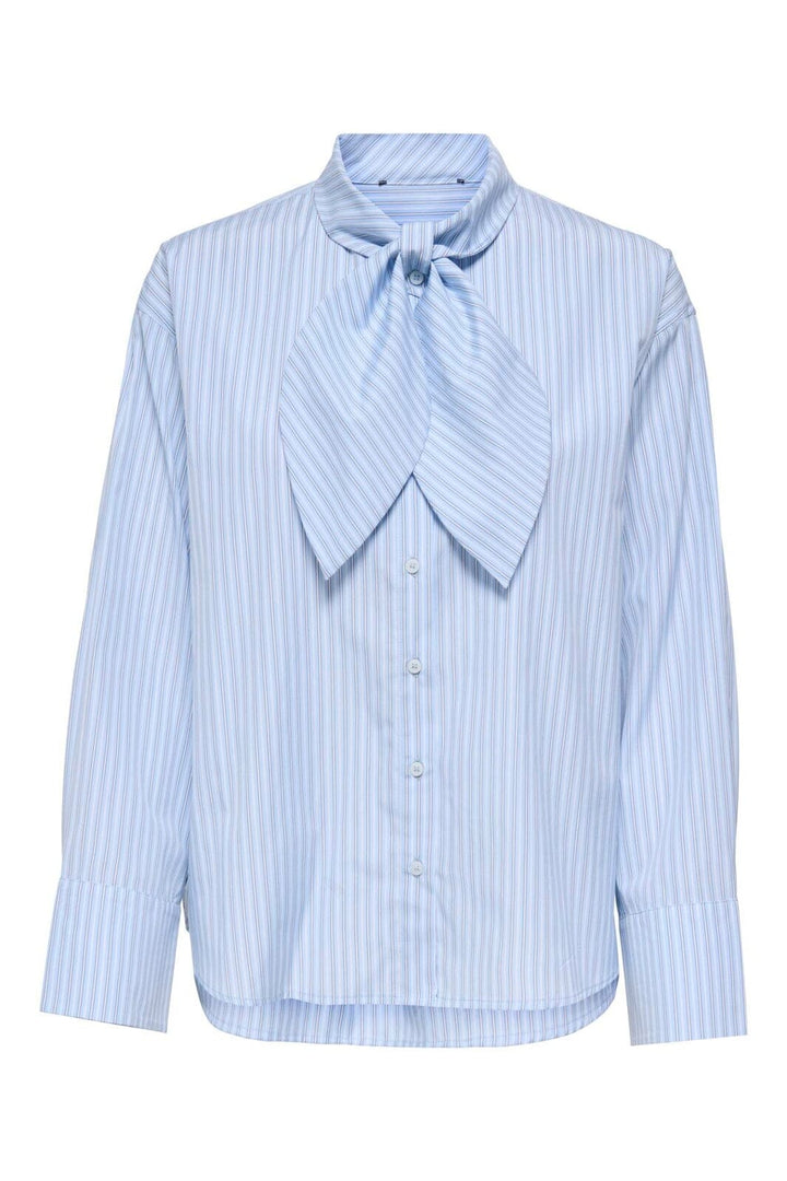 Only - Onldisako L/S Bow Detail Shirt - 5144571 Windsurfer Black & White