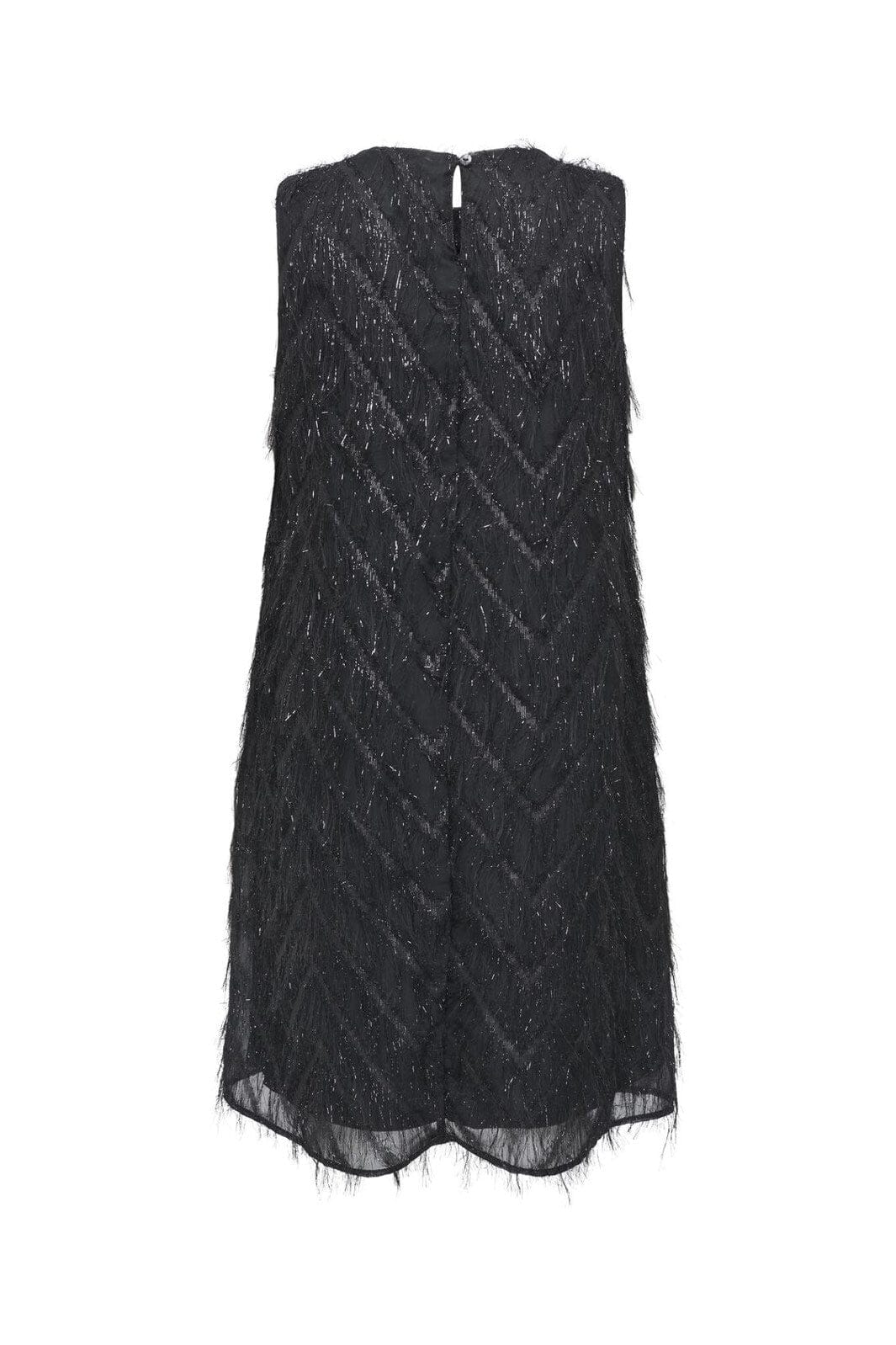 Only - Onlfaye Life Sl Feather Dress - 4866373 Black