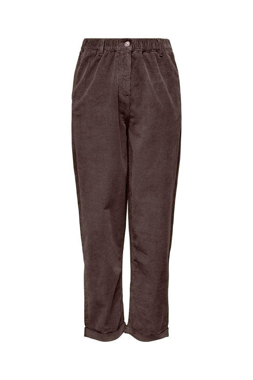 Only - Onlflora Ela Cord Carot Pant - 5049111 Chocolate Brown