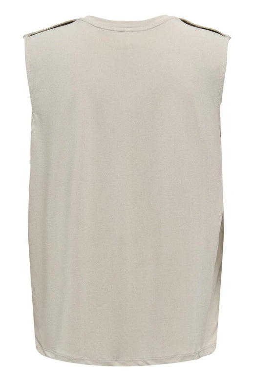 Only - Onlfree Life S/L Modal Satin Mix Top - 4736087 Feather Gray Toppe 