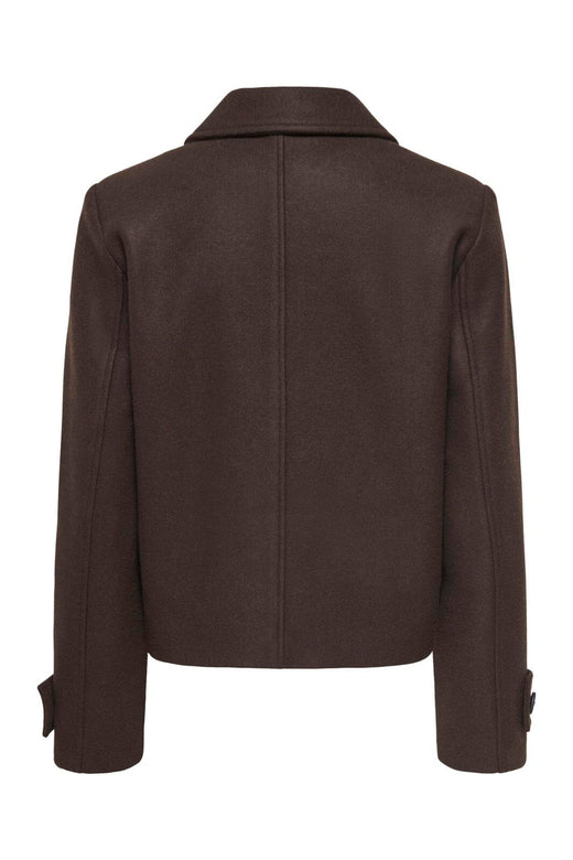 Only - Onlfreja Short Db Jacket - 4986881 Hot Fudge Melange