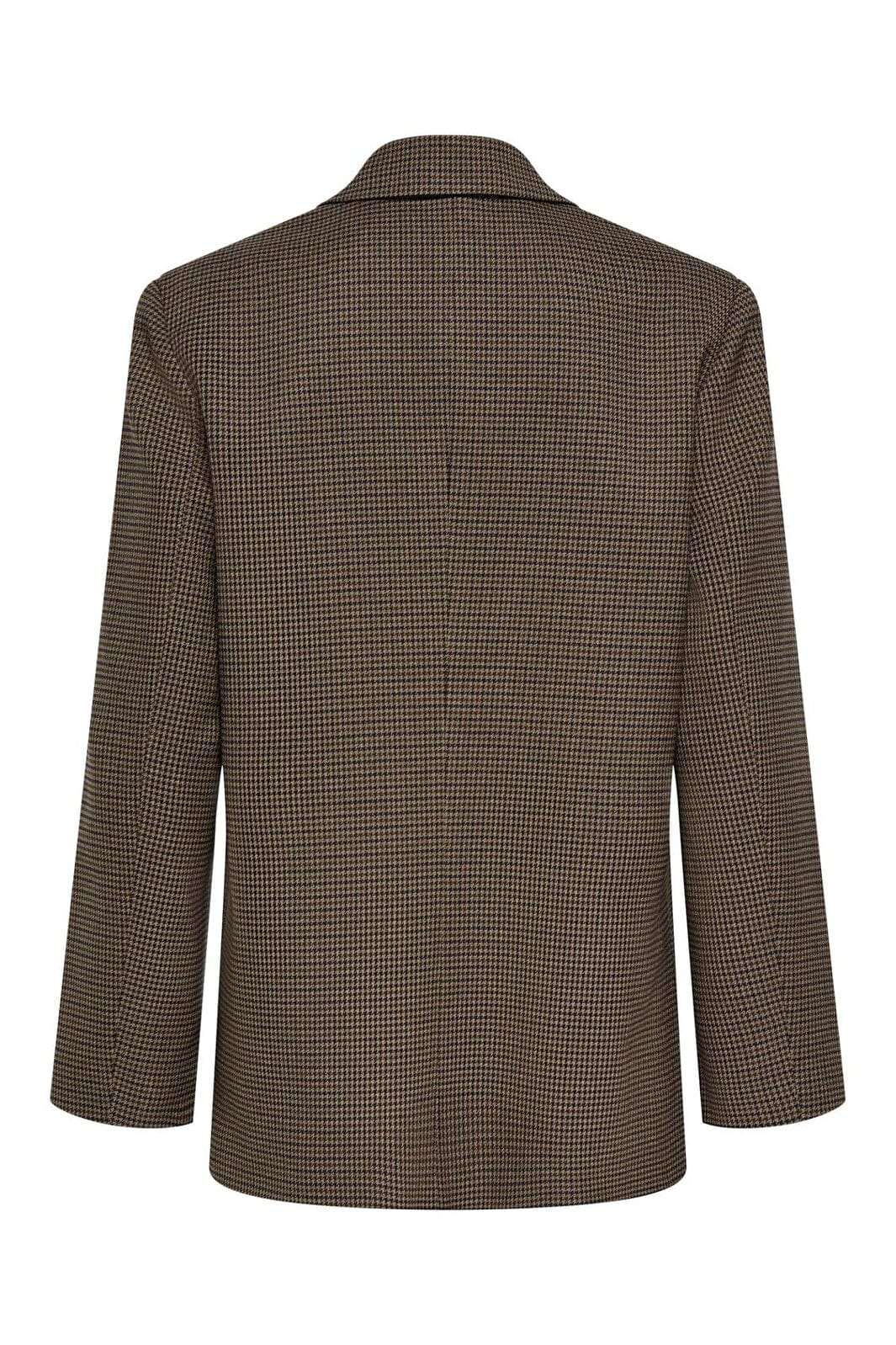 Only - Onlgilla L/S Slit Check Blazer Tlr - 5183851 Walnut Naval Academy