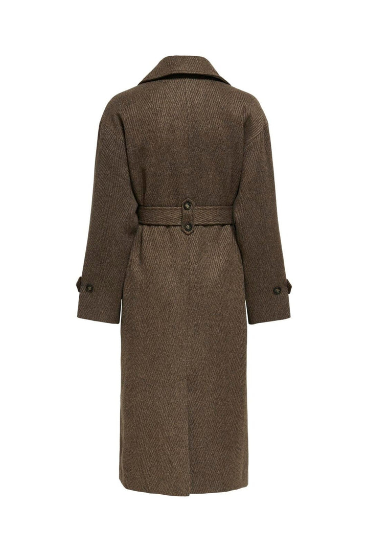 Only - Onlgina Life Coat - 4817765 Seal Brown