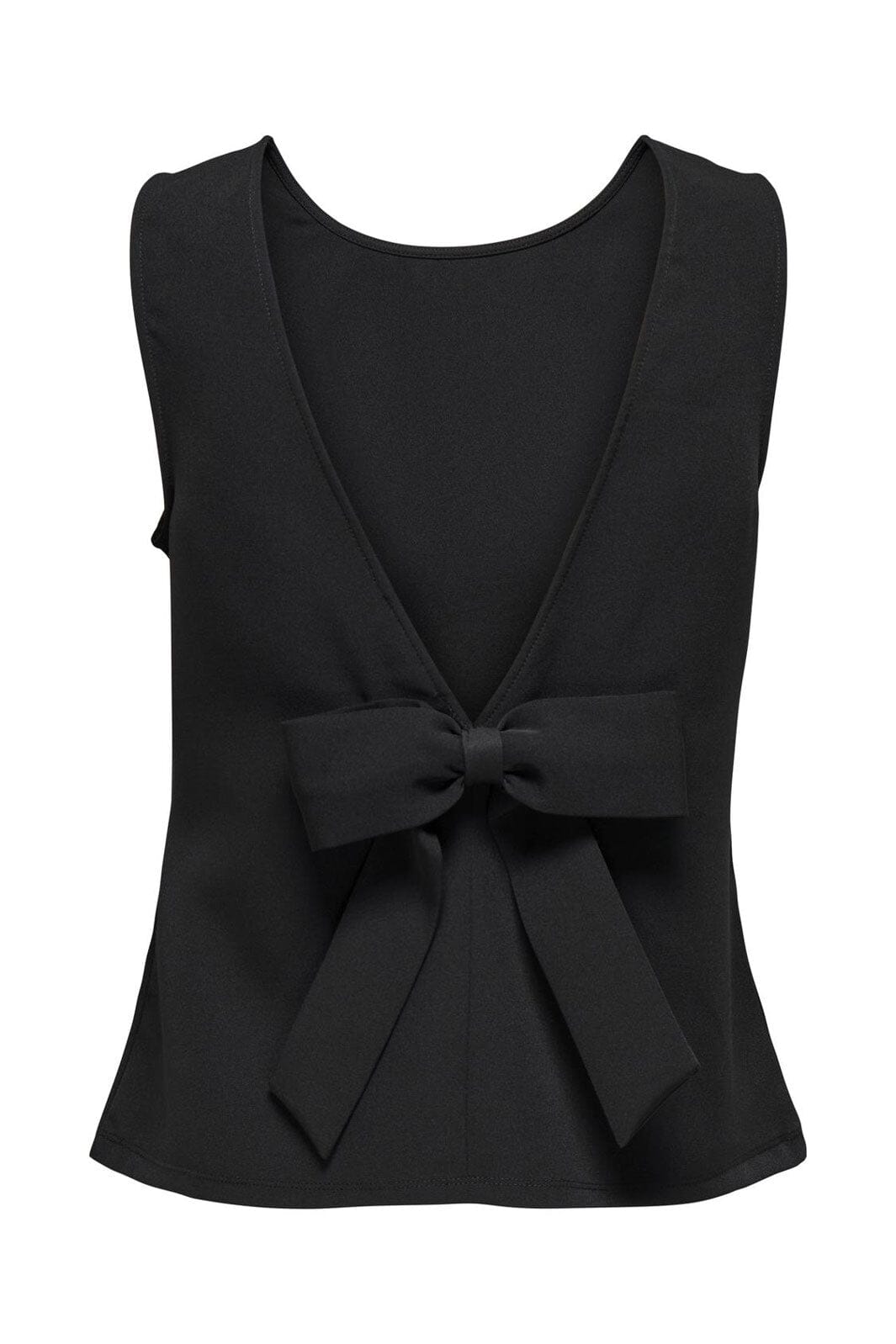 Only - Onlginie Sl Loose Bow Top - 4890292 Black