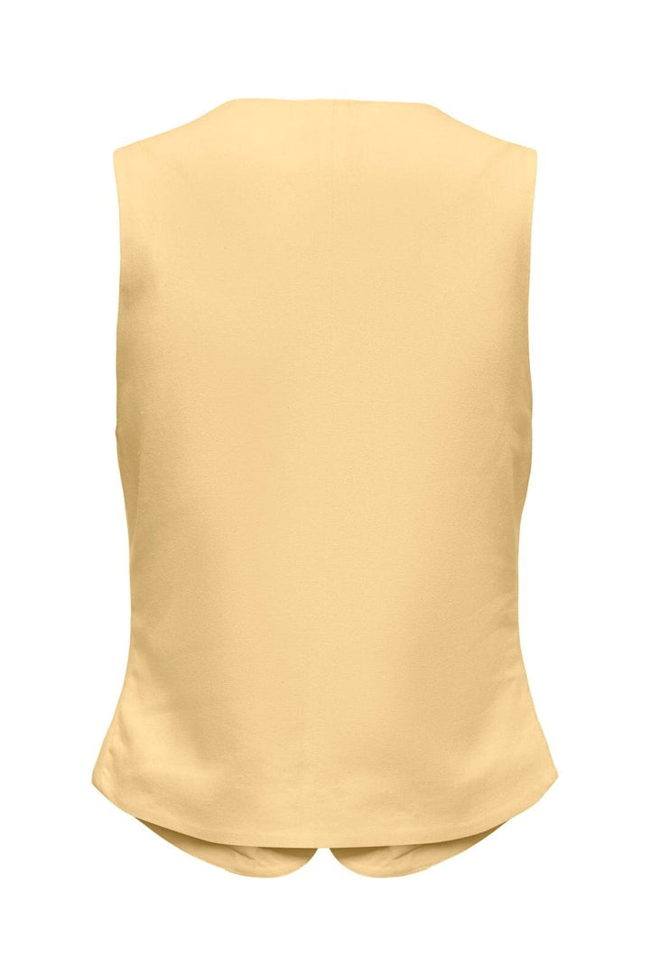 Only - Onlgoa S/L Linen Bl Waistcoat Cc Tlr - 4984923 Sunlight