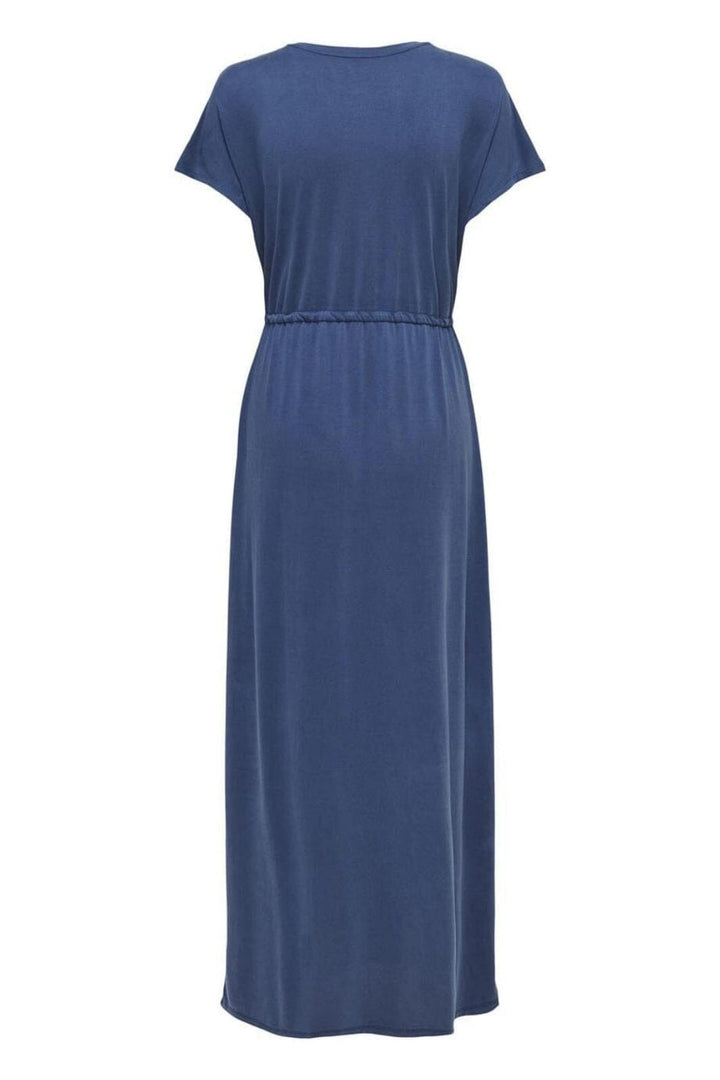 Only - Onlhannah S/S Long Dress - 4760665 Ensign Blue Kjoler 