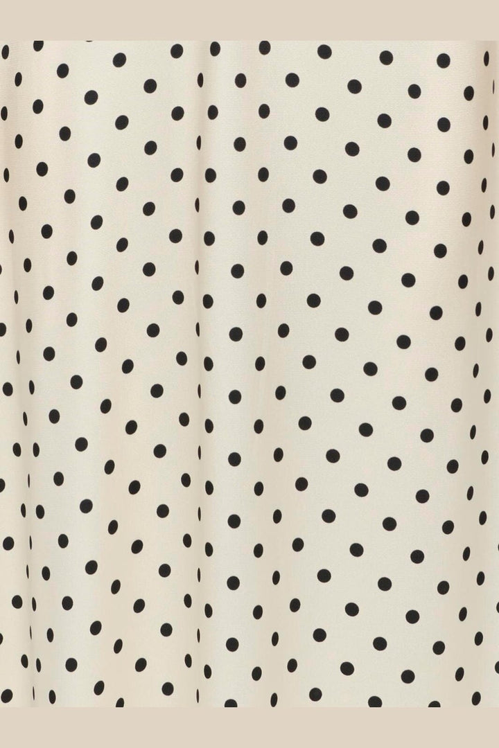 Only - Onlhimi Strap Long Dress - 5092542 Cloud Dancer Black Dots