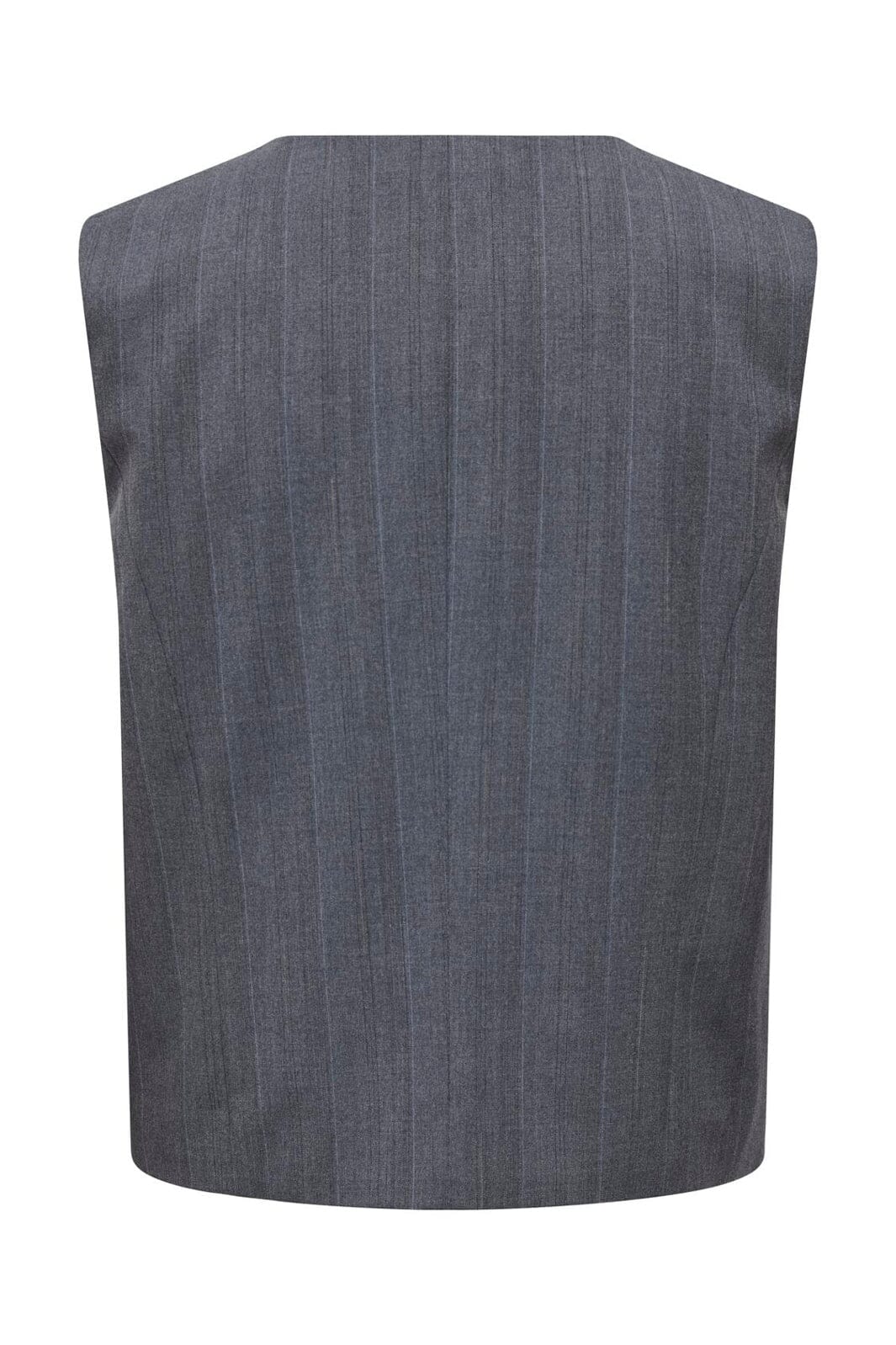 Only - Onljackie S/L Pinstr Asym Waistcoat Tlr - 5053850 Medium Grey Melange Pinstripe