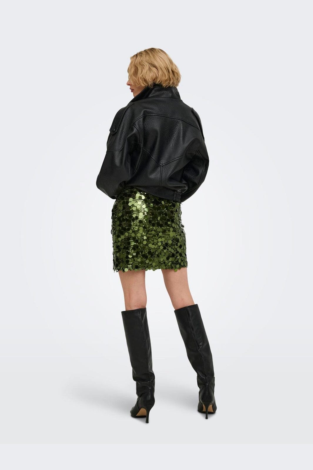Only - Onljadel Sequins Skirt - 5172376 Sphagnum W. Sphagnum Sequins
