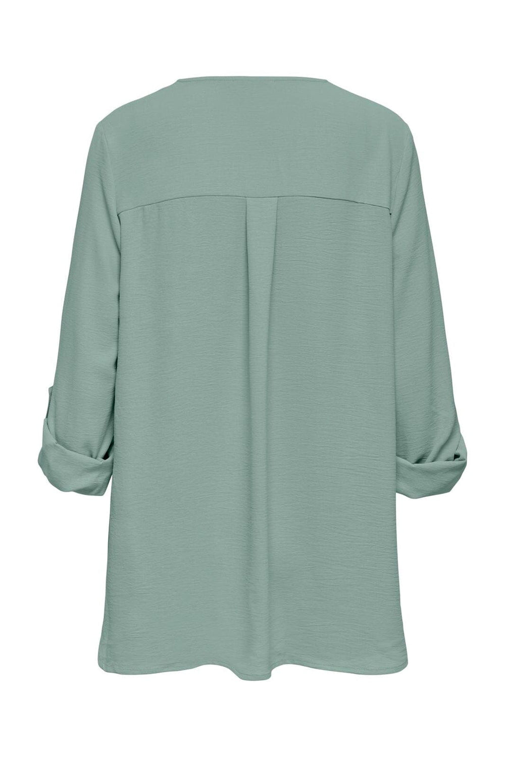 Only - Onljana Mette V-Neck Ls Shirt - 5013642 Jadeite