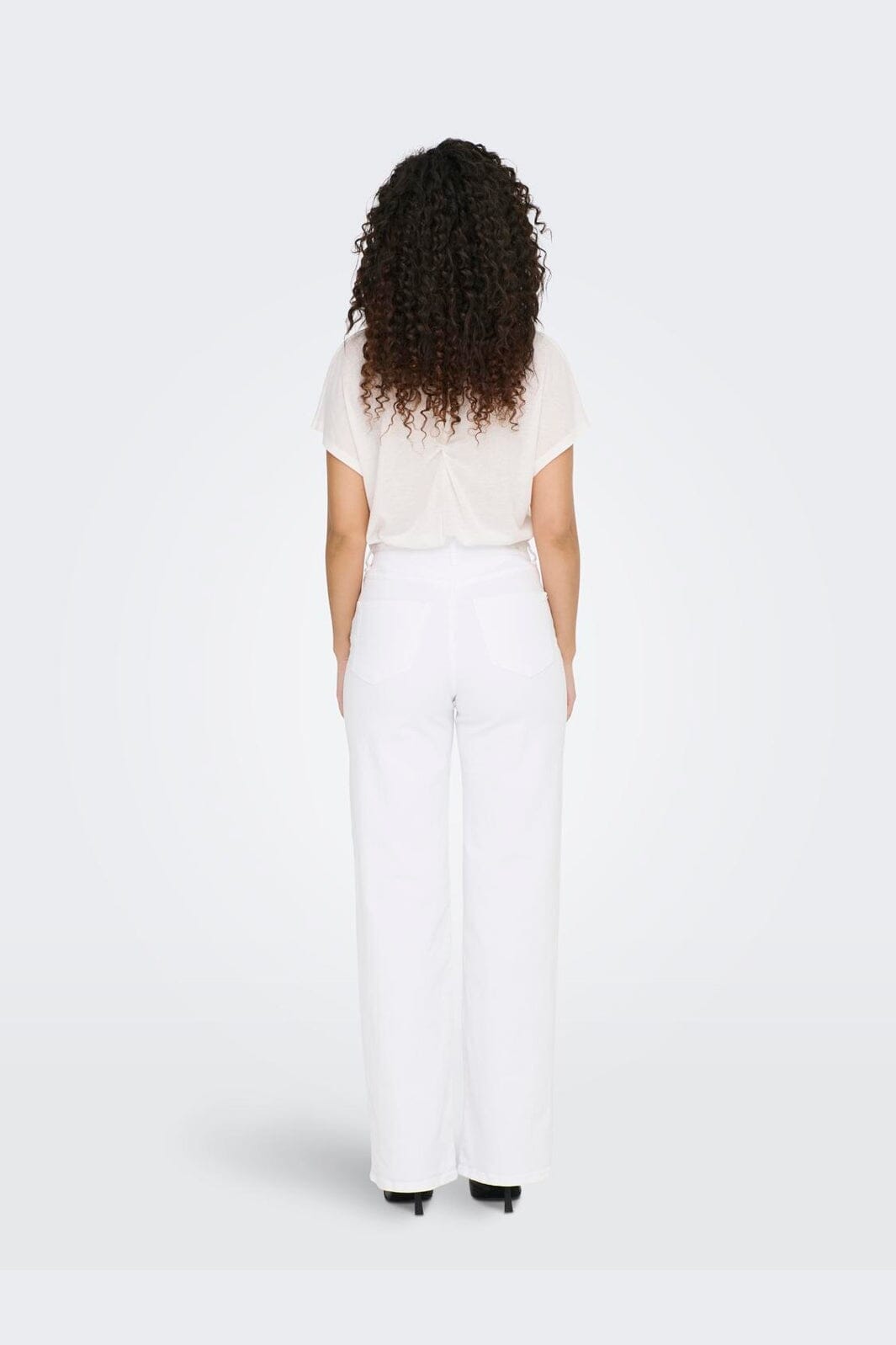 Only - Onljuicy Wide Leg Rea - 4168130 White