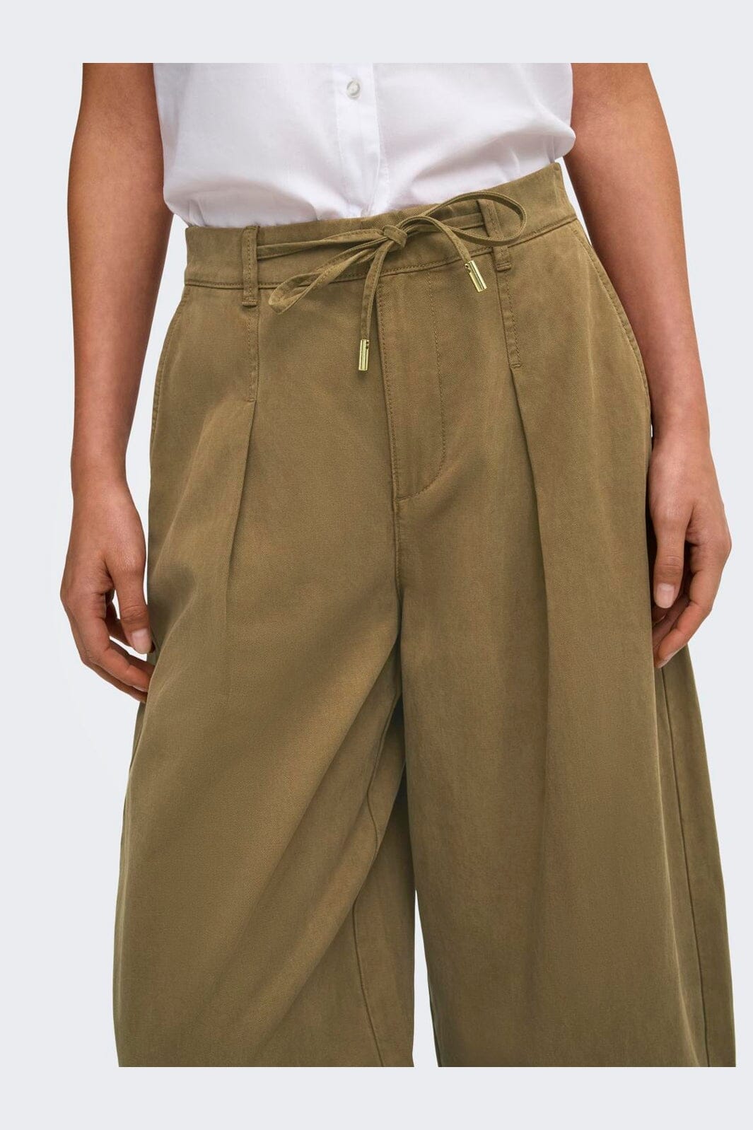Only - Onlkaitlin String Barrel Pant - 5200162 Kangaroo