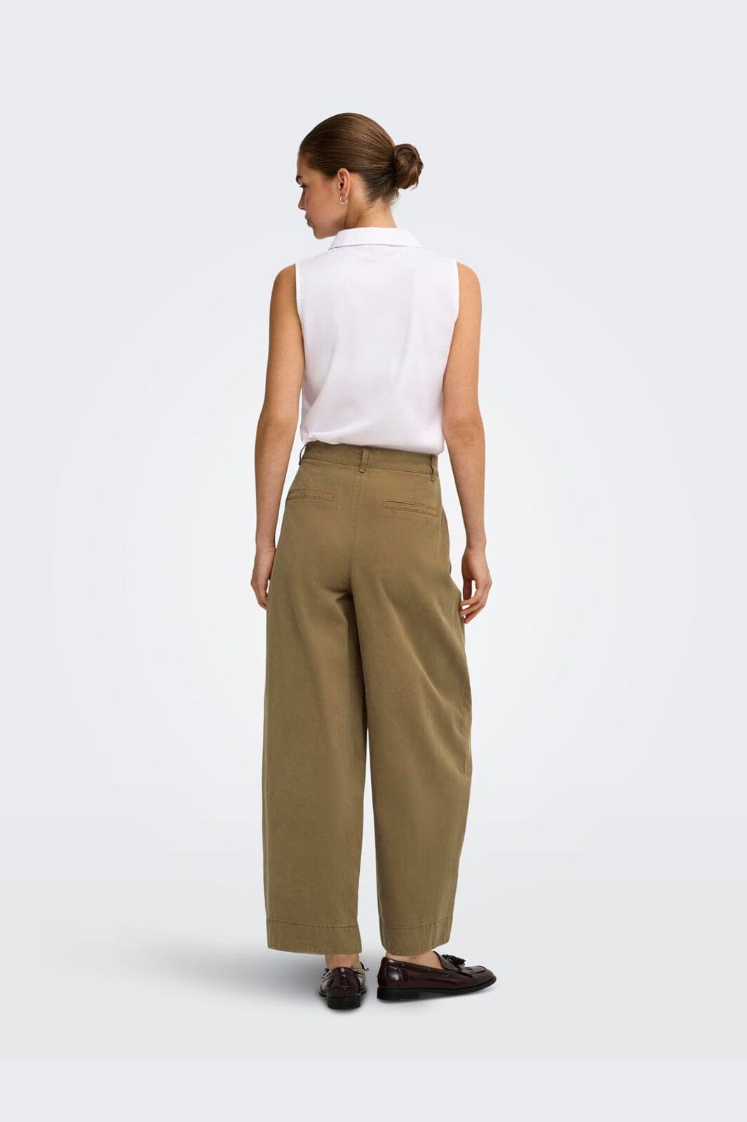 Only - Onlkaitlin String Barrel Pant - 5200162 Kangaroo